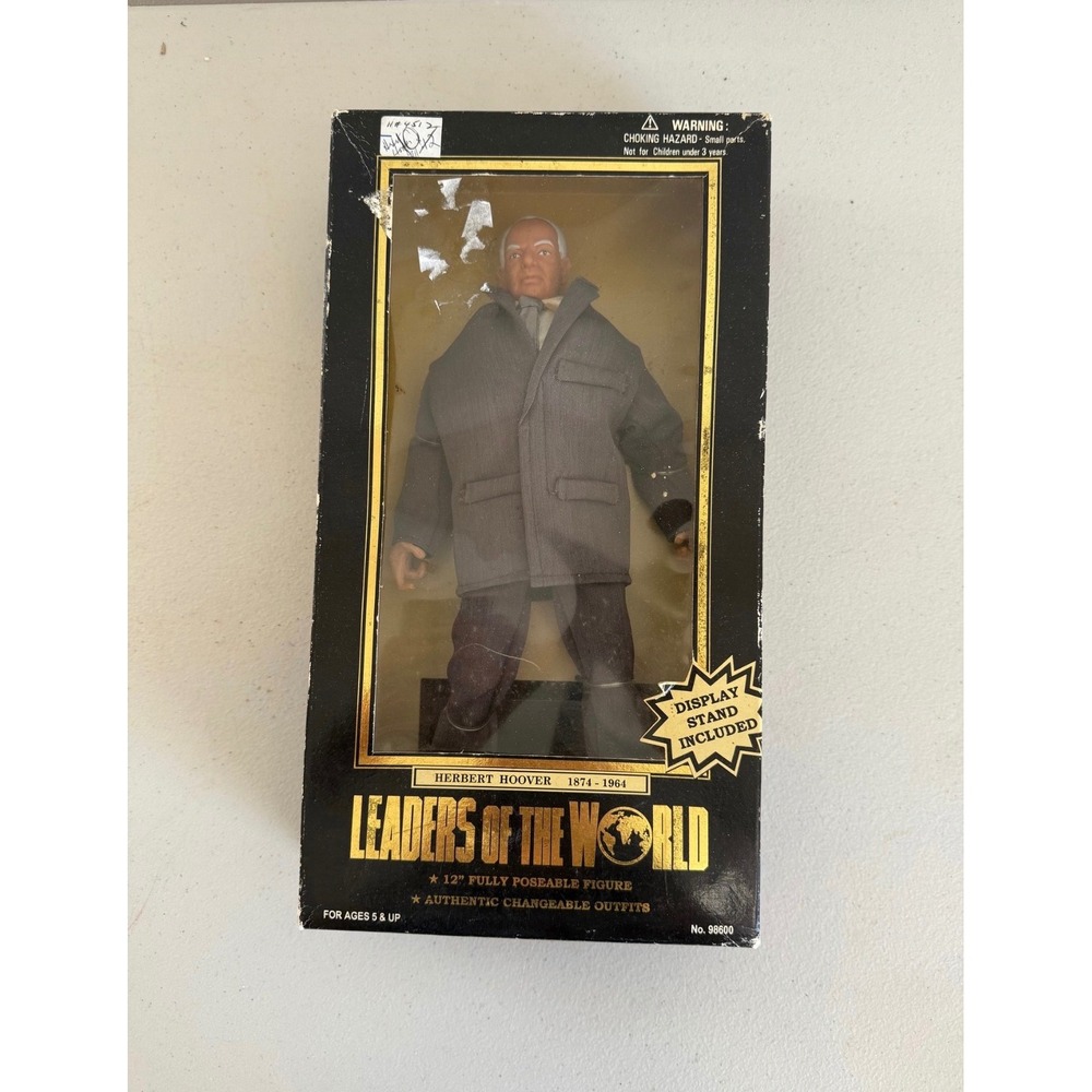 Leaders of the World Herbert Hoover 12" Action Figure 1997 Formative No. 98600